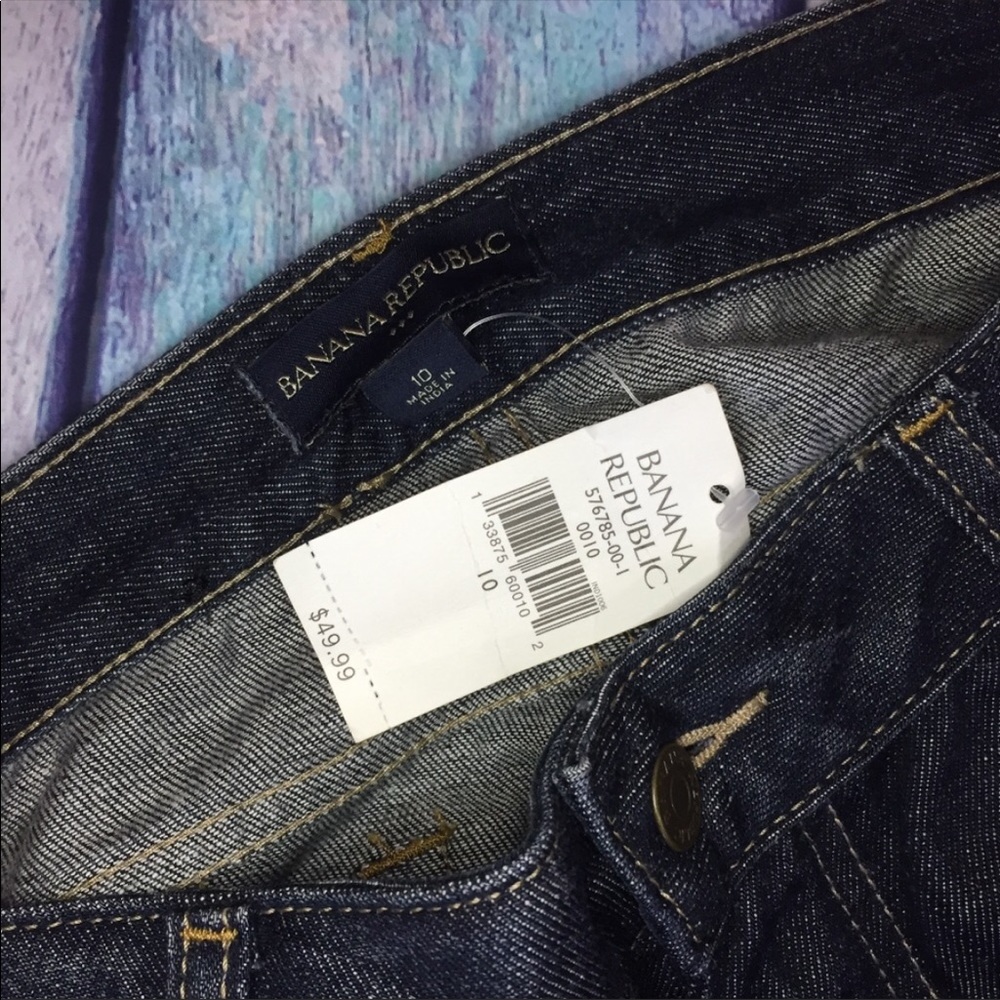 Banana Republic Dark Wash Boot Cut Jeans 10